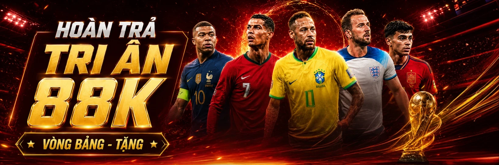 NET88 Phát Thưởng Độc Quyền World Cup - Tri Ân Vòng Bảng Tặng 88K